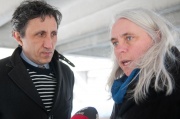 23.02.2014 - Amir Khadir et Manon Massé (Québec solidaire) en conférence de presse