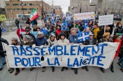 05.04.2014 - Manifestation pro-charte des valeurs québécoises à Montréal