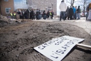 29.03.2015 - Manifestation double au Collège de Maisonneuve: une contre les cours d'Adil Charkaoui et l'autre contre l'islamophobie