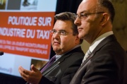 14.08.2014 - Dévoilement de la politique du taxi de Montréal par Denis Coderre et Aref Salem
